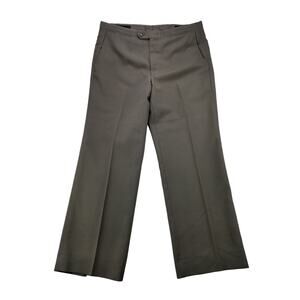 Vintage Mens Sansabelt Jaymar Ruby Pants Size 36x28 Custom Tailored Brown